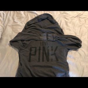 PINK zip up sweatshirt